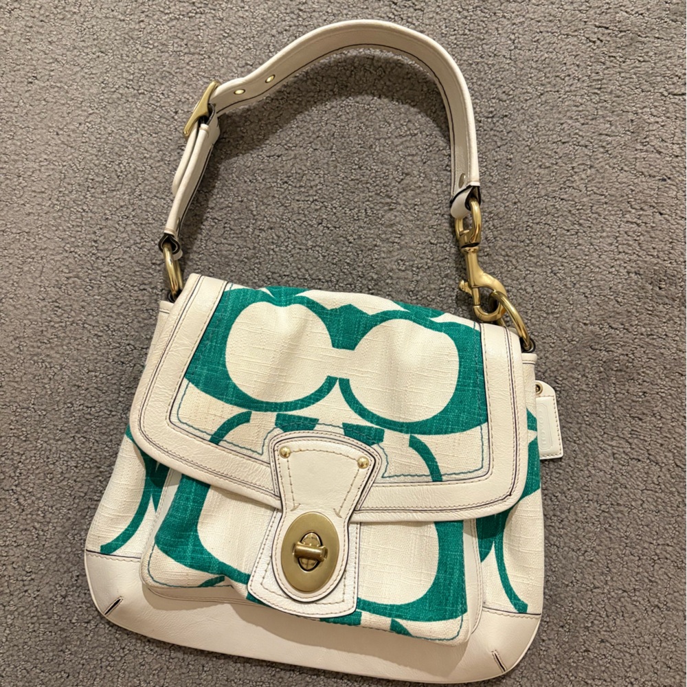 Vintage Coach legacy line leather Shoulder Bag